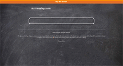 Desktop Screenshot of mytvmusings.com